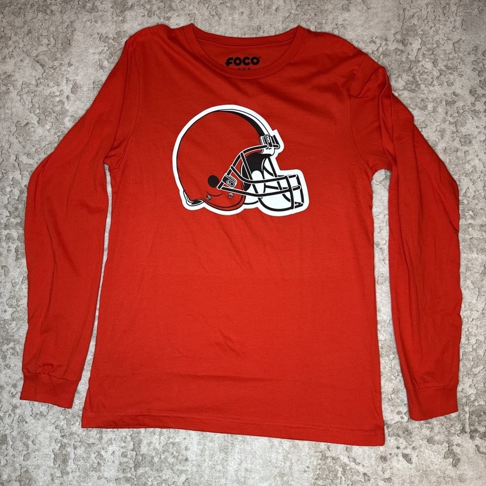 Cleveland Browns FOCO NFL Men's Medium Long Sleeve Shirt NWOT